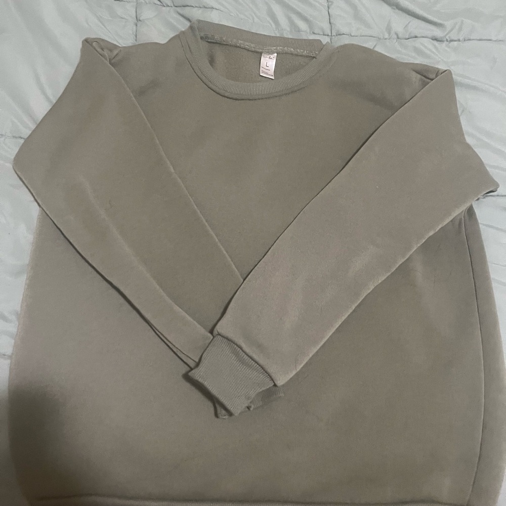 Olive green just be sweater size L